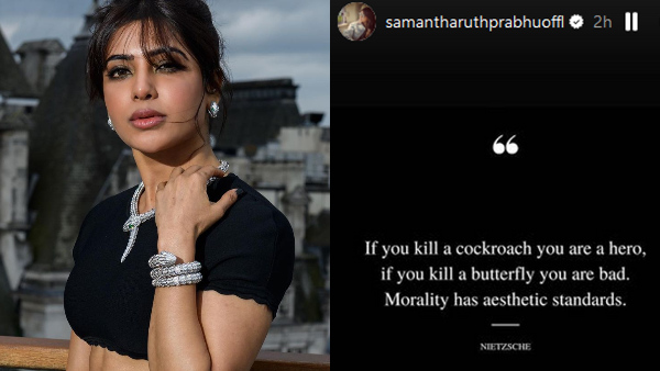  Heroine Samantha shared a post on her Instagram platform and said Vedantham