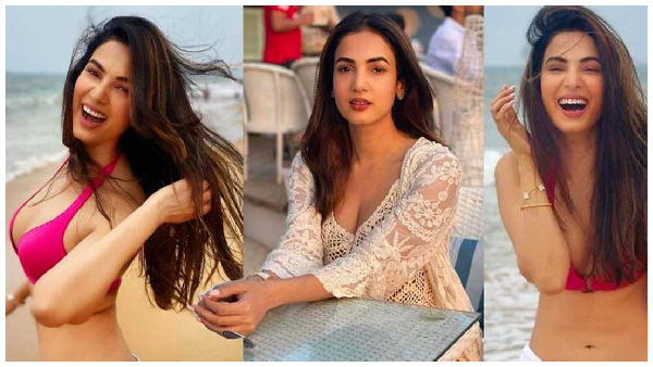 Sonal Chauhan Glamour Look In Latest Short Jeans Over Boat Video