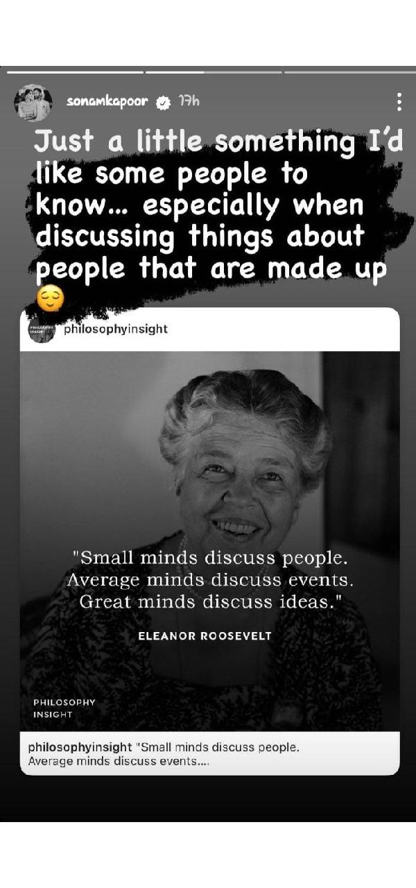 Sonam Kapoor Counter To Rana Daggubati Over His Comments 