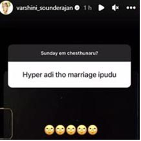 Anchor Varshini Sounderajan Clarity On Marriage With Hyper Aadi 