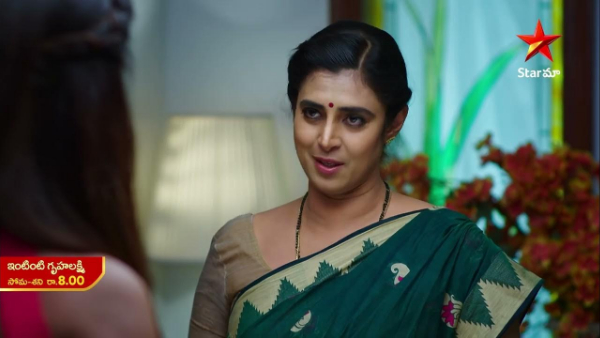 Intinti Gruhalakshmi: Intinti Gruhalakshmi: