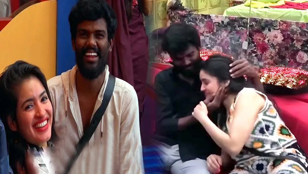  Pallavi Prashanth Kiss to Rathika Rose in Bigg Boss Show