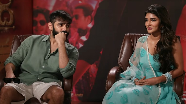Ram Pothineni Sreeleela in Skanda Interview