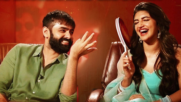 Ram Pothineni Sreeleela in Skanda Interview