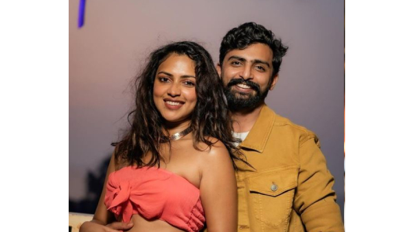 Actress Amala Paul Shares Cute Pics of Her Engagement Ceremony