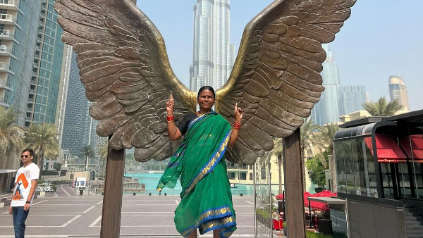 Bigg Boss Telugu Contestant Gangavvas Dubai photos goes viral