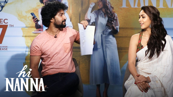 Sita Ramam Heroine Mrunal Thakurs Net Worth revealed with Nani in Hi Nanna Promotion Event