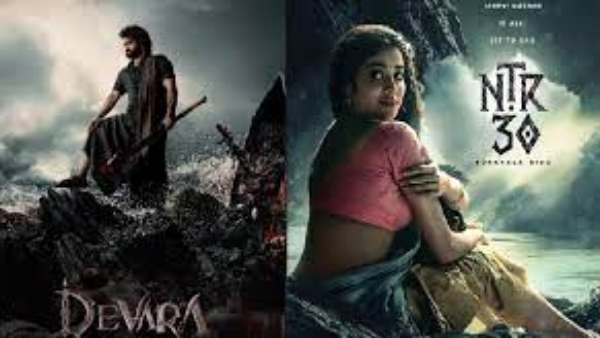 Janhvi Kapoors Look and Photo of Jr NTRs Devara movie leaked in Social media Janhvi Kapoors Look and Photo of Jr NTRs Devara movie leaked in Social media