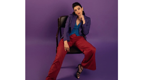 Bhagavanth Kesari Heroine Kajal Aggarwal Awesome Looking Photos Viral