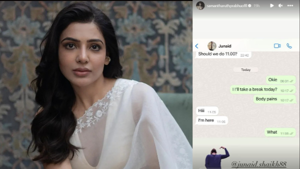 Samantha Ruth Prabhu Shares Messages Screenshot in Social Media
