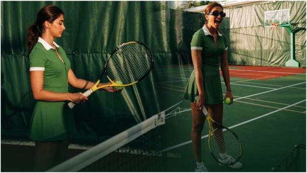 Heroine Pooja Hegde Sizzling Look In Tennis Game Dress in Maldives Photos Goes Viral Heroine Pooja Hegde Sizzling Look In Tennis Game Dress in Maldives Photos Goes Viral