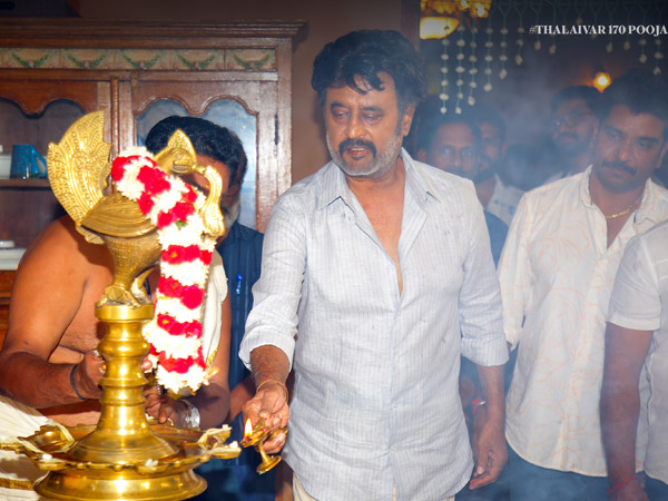 Thalaivar170 journey begins with an auspicious pooja ceremony