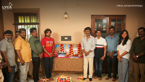 Thalaivar170 journey begins with an auspicious pooja ceremony