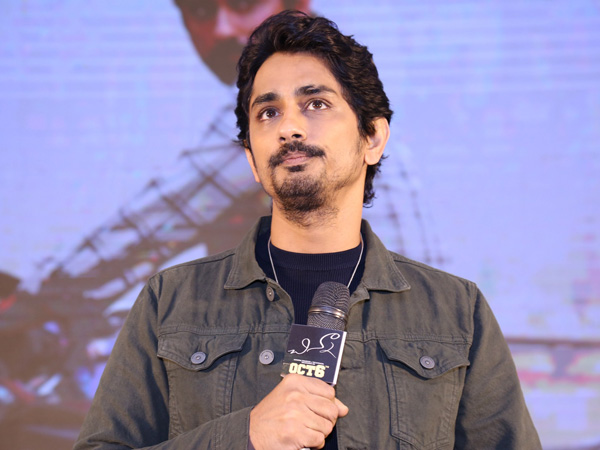 Actor Siddharth broke down at Chithha movie press meet at Hyderabad 