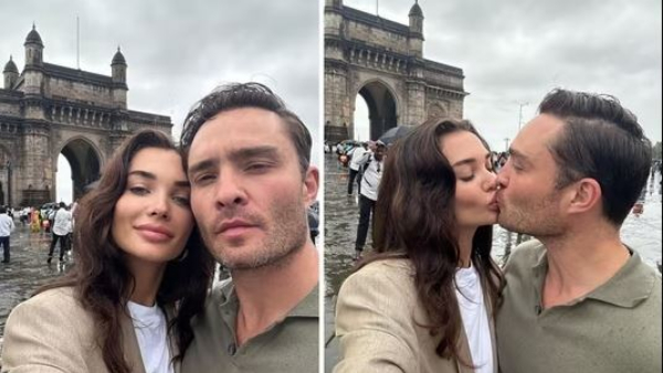 Heroine Amy Jackson Shares Cute Photo in Social Media Heroine Amy Jackson Shares Cute Photo in Social Media