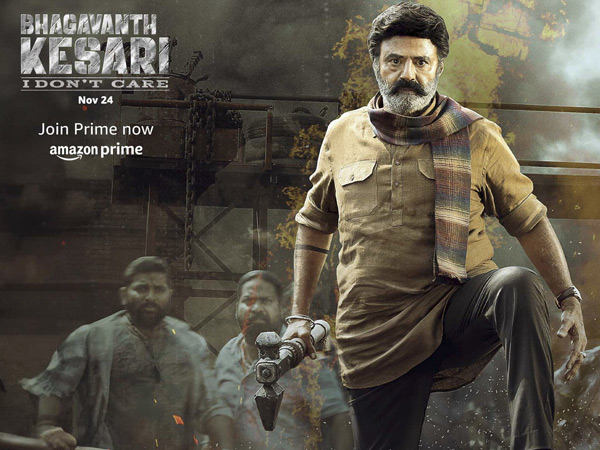 Bhagavanth Kesari Movie Streaming From November 24th on Amazon Prime