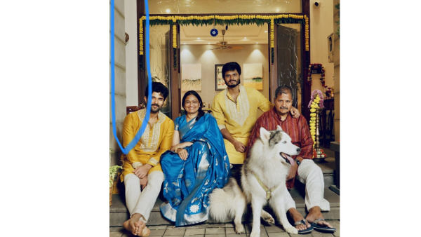 Rashmika Mandanna Celebrates Diwali at Vijay Devarakonda House