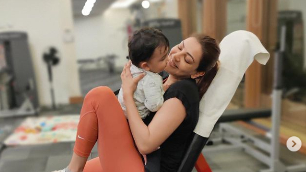 Kajal Aggarwal shares beautiful moments of Neil kitchlu at Satyabhama Shoot