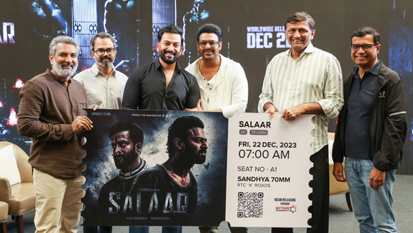 SS Rajamouli Buys Prabhas Starrer Salaar Movie First Ticket
