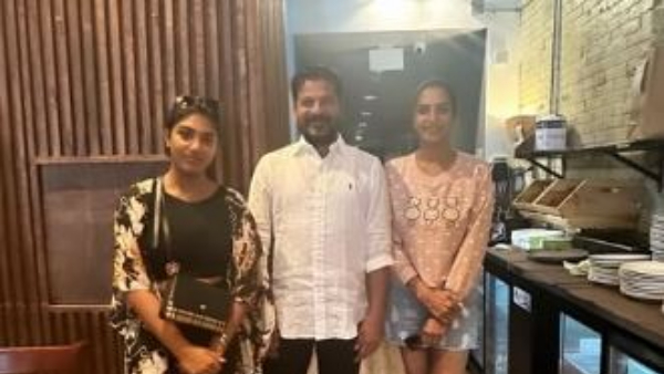 Actress Surekha Vani and Supritha With Revanth Reddy Photo Posted After Congress Wins Telenagna Elections Results 2023 Actress Surekha Vani and Supritha With Revanth Reddy Photo Posted After Congress Wins Telenagna Elections Results 2023