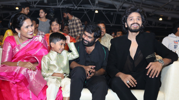barefoot on stage at the Teja Sajja Prashanth Varma Hanuman pre-release event Full Details Here