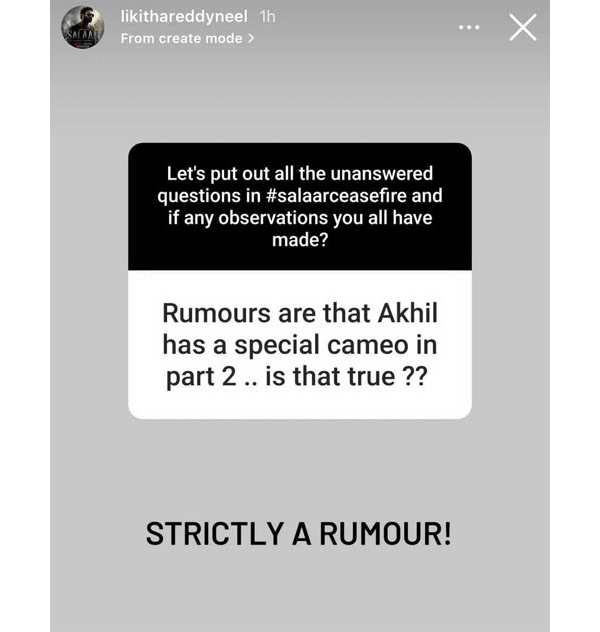 Prashanth Neel Wife Likitha Clarity on Akhil Akkineni in Salaar 2 Full Details Here