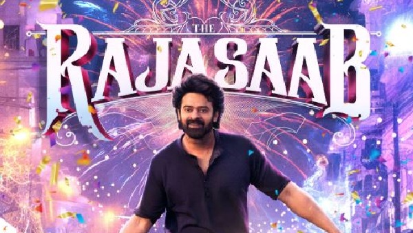 Prabhas and Maruthi The Raja Saab Movie Title and First Look Poster Released