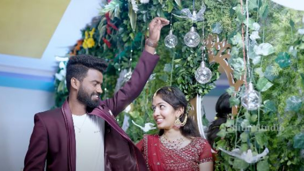 Pulsar Bike Song Singer Ramana Enguagement Photos Goes Viral 