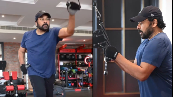 Megastar Chiranjeevi Gearing Up For Vishwambhara Movie Shared Gym Video News Goes Viral