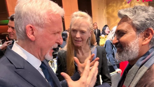 James Cameron Showers Praises on SS Rajamouli and RRR Movie James Cameron Showers Praises on SS Rajamouli and RRR Movie