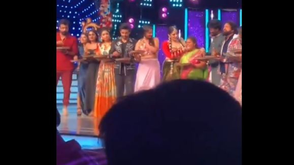 Kumari Aunty Attends and Gives Lunch to Celebrities in Bigg Boss Utsavam Event