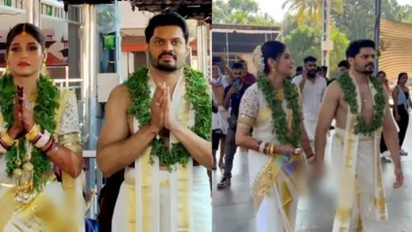 Raviteja Villain Akas Hero Sudev Nair Marriages Amardeep Kaur And Video Goes Viral
