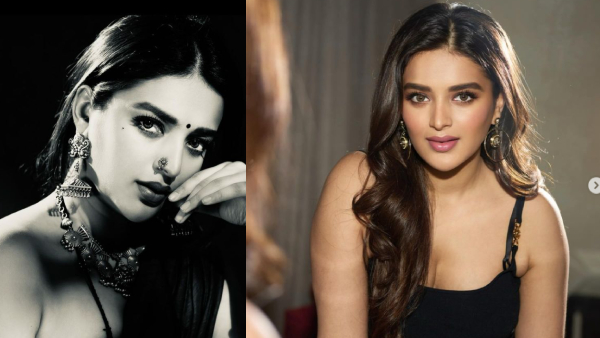 Raja Saab Movie Heroine Nidhhi Agerwal Latest Nice Photos Viral