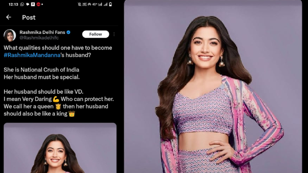 Heroine Rashmika Mandanna conforms Vijay Devarakonda aka VD Will Be The Her Husband Full Details Here