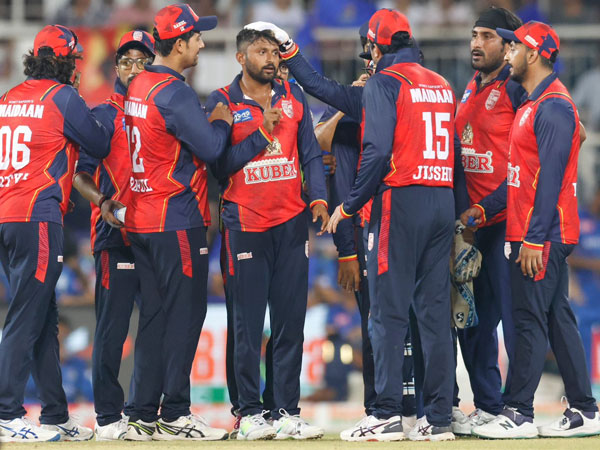 Bengal Tigers Captain Jisshu Sengupta touches Feet of Sudeep Kichcha after CCL 2024 Final Match Victory