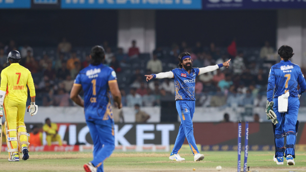 Karnataka Bulldozers Bowler Karan Creates History With Hat Trick In CCL 2024 against Chennai Rhinos Karnataka Bulldozers Bowler Karan Creates History With Hat Trick In CCL 2024 against Chennai Rhinos