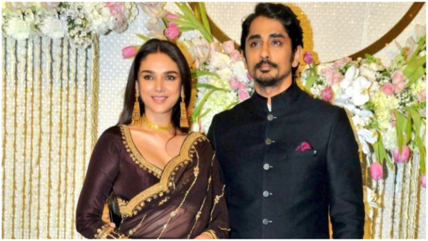 Hero Siddharth first Reaction on his Engagement with Aditi Rao Hydari at Wanaparthy Temple