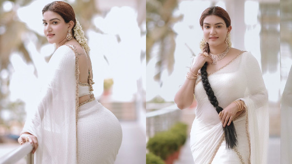 Tollywood Heroine Honey Rose Stunning Saree Look Photos Goes Viral