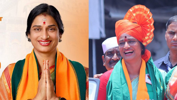 Renu Desai shared a post to Support Hyderabad s BJP Candidate of Madhavi Latha in Instagram