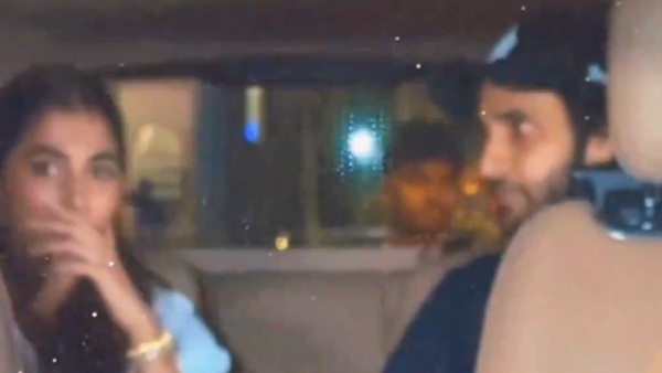 Pooja Hegde caught with Lover Rohan Mehra in Car Video trending Social Media Pooja Hegde caught with Lover Rohan Mehra in Car Video trending Social Media