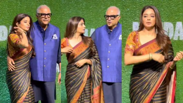 Boney Kapoor Misbehave With Heroine Priyamani In Maidaan Event Boney Kapoor Misbehave With Heroine Priyamani In Maidaan Event