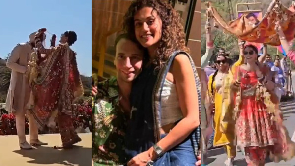 Heroine Taapsee Pannu And Mathias Boe Marriage Video Goes Viral on Internet Heroine Taapsee Pannu And Mathias Boe Marriage Video Goes Viral on Internet