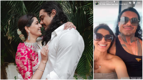 Actress Varalaxmi Sarathkumar Shares Cute Photo In Instagram