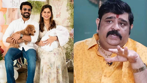 Venu Swamy Serious on Netizen s trolling on Ram Charan s Daughter Klinkara Astrology