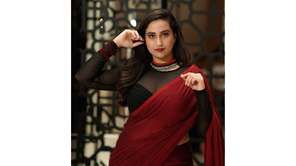 Cute Anchor Manjusha Beautiful Photos Viral In Social Media