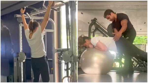 Tollywood Super Star Mahesh babu Wife Namrata Shirodkar Zym Look Photos Goes Viral