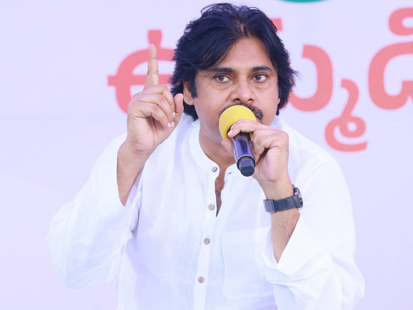 janasena chief Pawan Kalyan warns police officials video goes viral