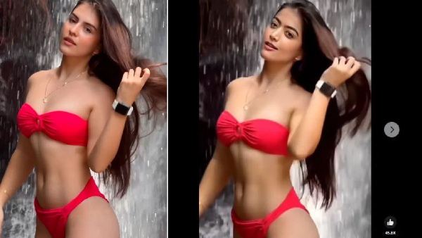 Pushpa 2 Rashmika Mandannas Deepfake Video In Bikini Near Waterfall Goes Viral