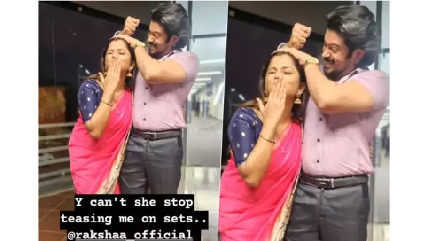 Guppedantha Manasu Mano Funny Moment With Vasudhara photo viral in social media