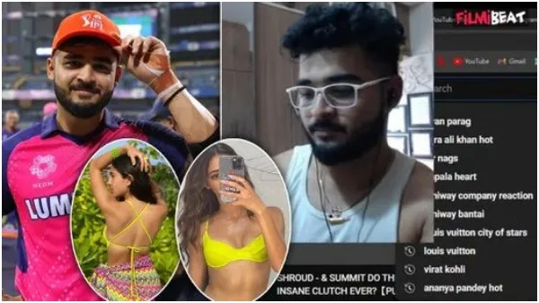 Cricketer Riyan Parag s YouTube search history of young heoriones went viral